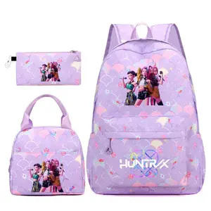2026 New Arrival: Women's Student Backpack 3-Piece Set (Printed)