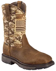 Ariat Men's Men'S Workhog&Reg; Patriot Western Boot Steel Toe - 10022968