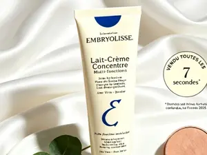 Embryolisse 6-in-1 Mattifying Cream – 2.54 fl.oz Lait-Crème Concentré, Works for Dry, Sensitive, Combination & Oily Skin Types