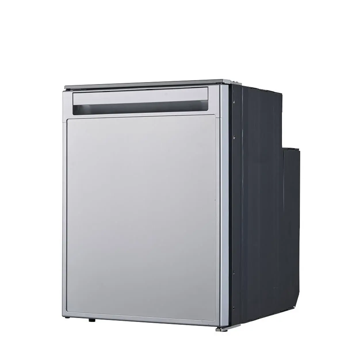 Equator Advanced Appliances RF 12-282 Equator 2.8cu.ft. Brushed Stainless 12V/DC RV Built-in Refrigerator w/Compressor