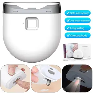 NEW Electric Nail Clipper - Automatic Thick Nail Trimmer, Professional Manicure & Care Tool, 1-Button Operation, Parent-Child Use, <100g, US Version