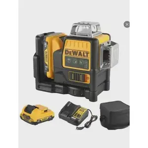 DEWALT DW089LG 12V Cordless Green Laser Level 12 Lines 360° Coverage Li-ion Battery Powered for DIY Professionals Outdoor Tool