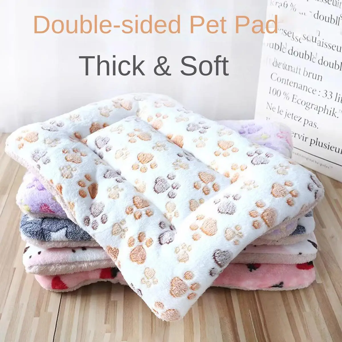 Double-sided Pet Pad, 1 Count Soft & Comfortable Pet Sleeping Mat, Winter Warm Pet Pad, Pet Supplies for Dogs & Cats
