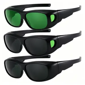 FHSY SHOP 3-Pack Wearable Fit-Over Sunglasses with UV400 Protection, Polarized Lenses for Driving, Fishing