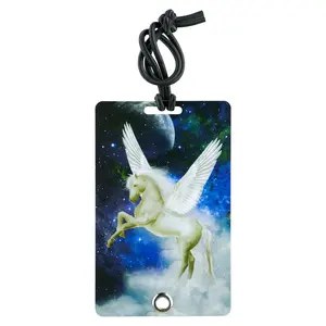 Yay Novelty 2050 Stylish & Secure Luggage Tag for Backpacks Pet Carriers & More - Pegasus