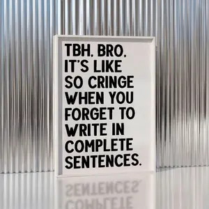 Inspirational Quote Wall Art, Unframed Poster for Home Office Decor, Modern Motivational Saying, No Plated Precious Metal, Universal Setting