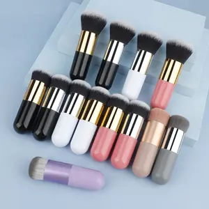 Flawless Foundation Brush, Soft Bristle Bb Cream Applicator, Portable Loose Powder Brush, Ideal for Makeup Application