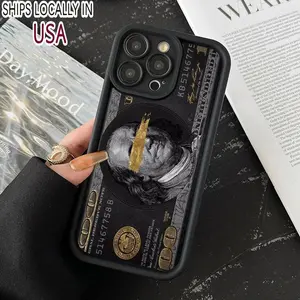 Creative Money Pattern Phone Case,TPU Soft Silicone,Fully Protected and Shockproof For iPhone16 15 15Pro Max 14 14Pro 13 12 11 X 16promax Decorative