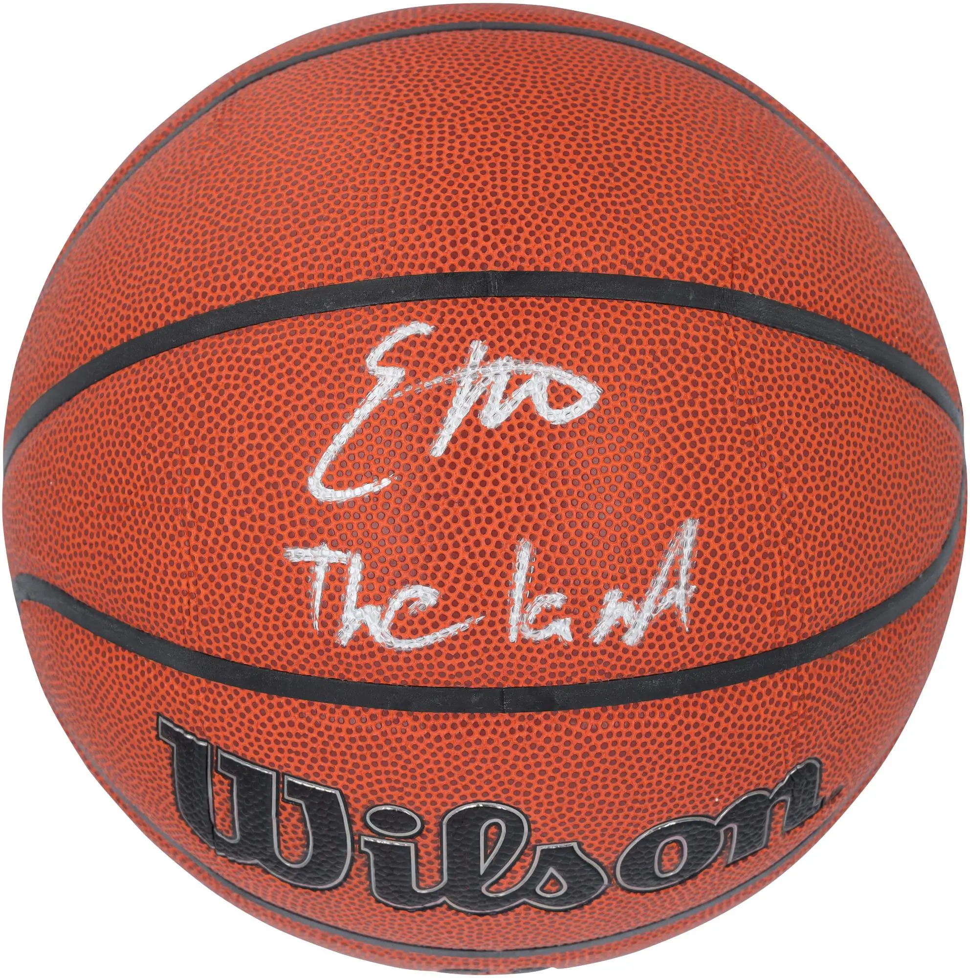 Evan Mobley Cleveland Cavaliers Autographed Wilson Authentic Series Indoor/Outdoor Basketball with "The Land" Inscription - Fanatics Authentic Certified