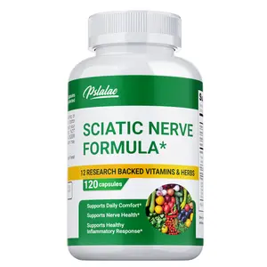 Pslalae 120 softgels, a premium formula containing B complex vitamins and alpha-lipoic acid, support the sciatic nerve.