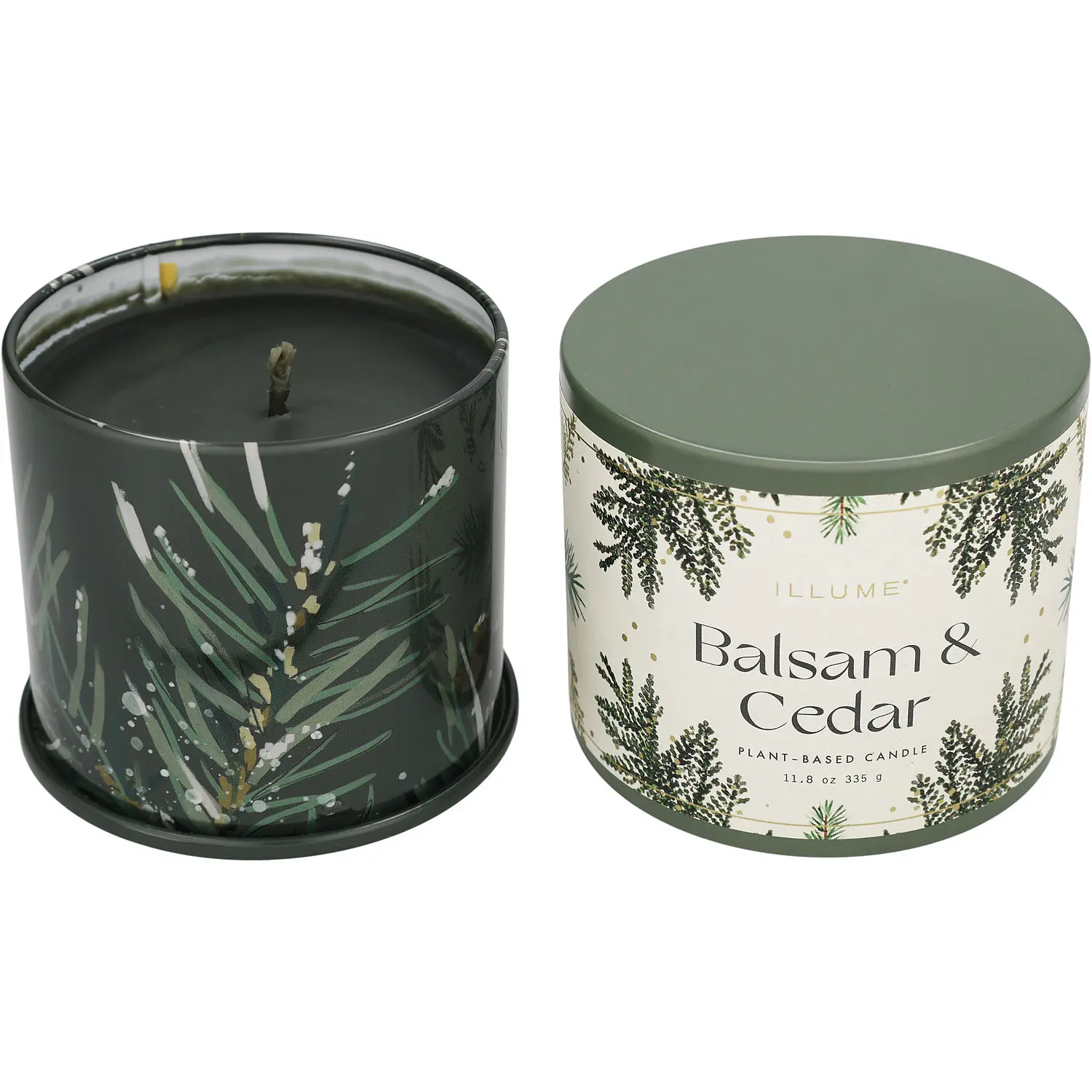 Illume Balsam & Cedar By Illume Vanity Tin Candle For Unisex