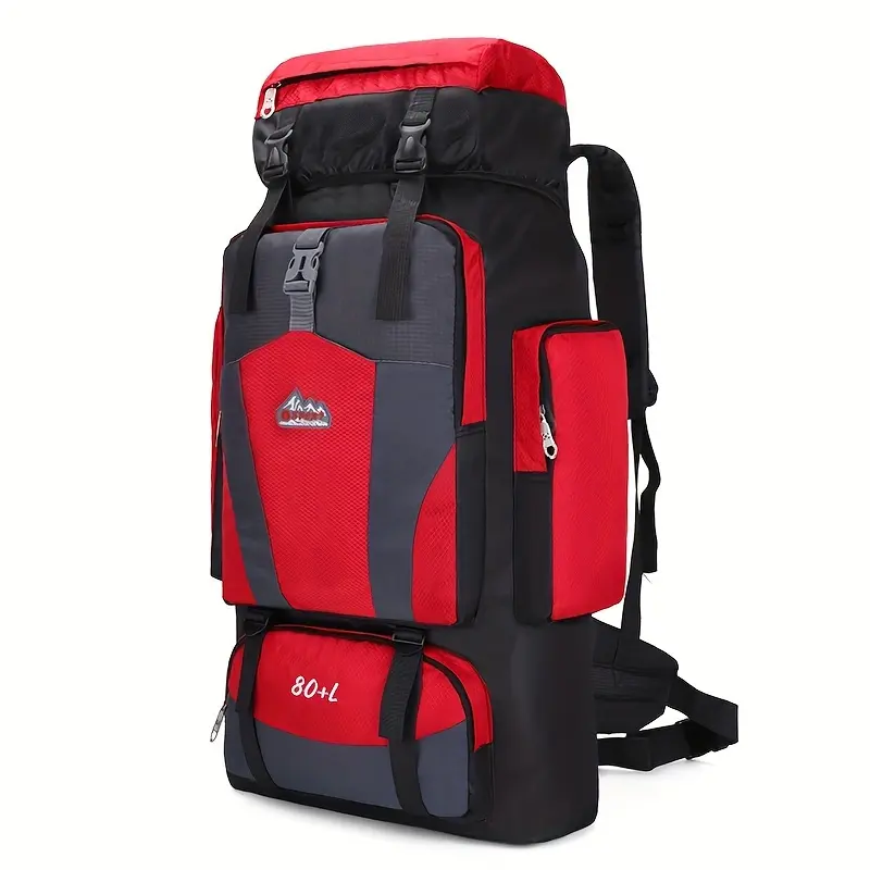 80L Hiking Backpack Large Capacity Waterproof Travel Backpack for Men Women Lightweight Camping Backpack Outdoor Sport Hiking Backpack Weekend Travel Bag Trekking Backpack Durable