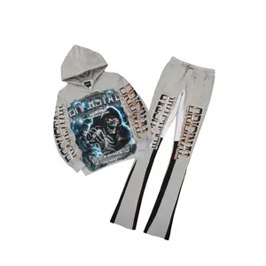 Kross Heather Grey/Multi Hoodie/Super Stacked Track Set