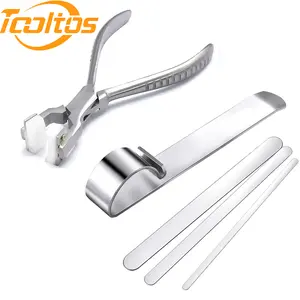 TOOLTOS DIY Bracelet Bending Tool Set for Metal Bracelet Making with Precision Pliers & Stamping Tools Ideal for Jewelry Enthusiasts