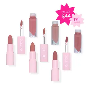 Your Lips But Plumper Lip Wardrobe Trio | Double-ended Lipgloss and Lipstick Duos