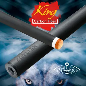 KONLLEN Carbon Fiber Pool Cue Stick Low Deflection Hand-Made Inlay Billiard Cue Ultra-Smooth Professional Feeling Billiard Pool Cue Sticks for Adults