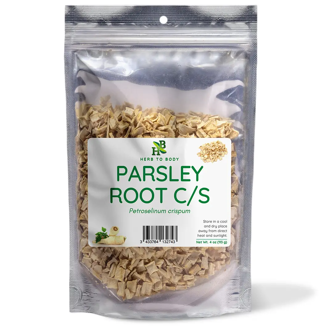 Dried Parsley Root C/S - 4 oz (113 g) | Cut & Sifted Spice for Cooking & Seasoning Needs | Herb To Body