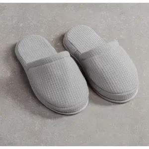 Anthra Grey Waffle Slippers