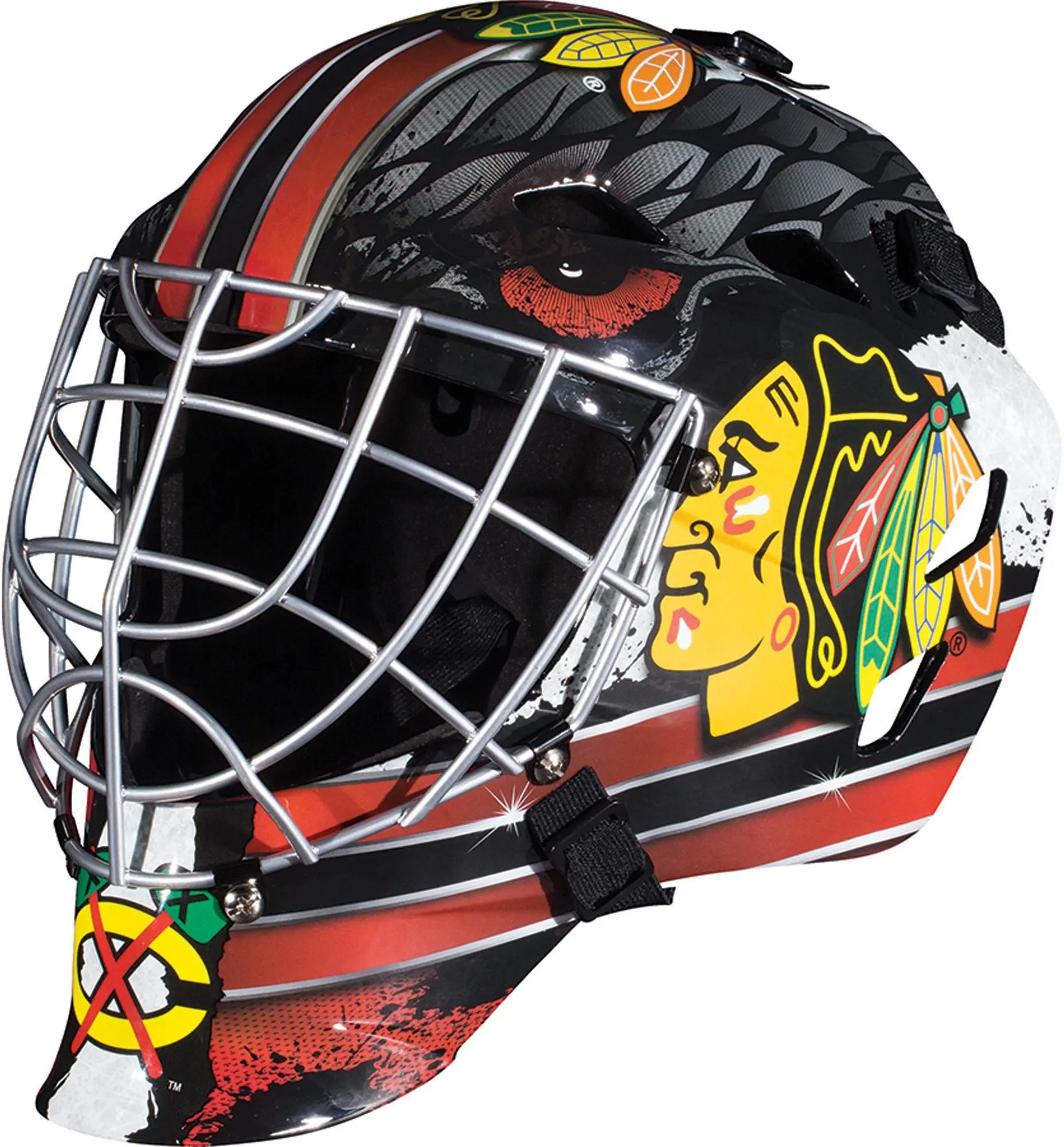 Chicago Blackhawks Unsigned Franklin Sports Replica Goalie Mask