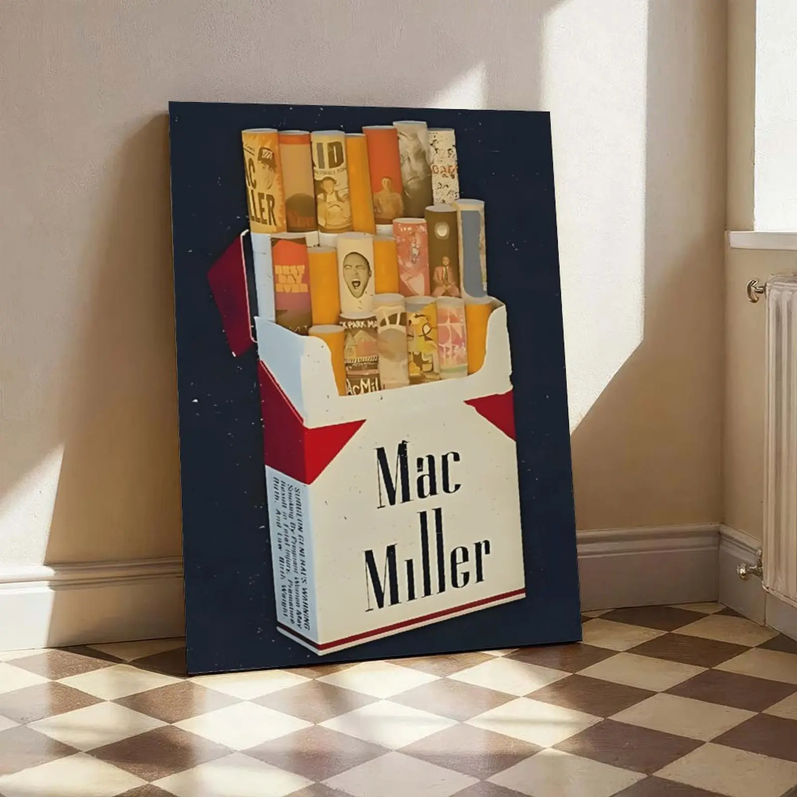 Vintage Retro Posters & Prints - Cigarette Posters, Cigarette Packaging, Record Catalogs for Home Decor Garden Decoration
