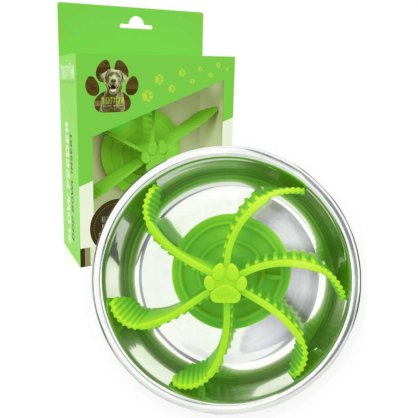 BPA-Free Slow Feeder Insert for Dogs - Reduce Gulping and Overeating