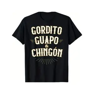LWG-Summer t Shirts Chubby, Handsome and Awesome - Funny Mexican T-Shirt