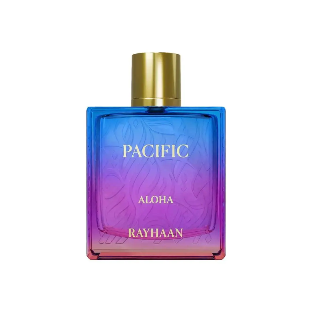 Rayhaan Pacific Aloha EDP - Alcohol-Based Men's Fragrance for Unisex Wear, Tropical & Citrus Scent with Coconut, Vanilla & Tropical Fruits, 3.4 oz (100mL) Single Bottle, With Alcohols