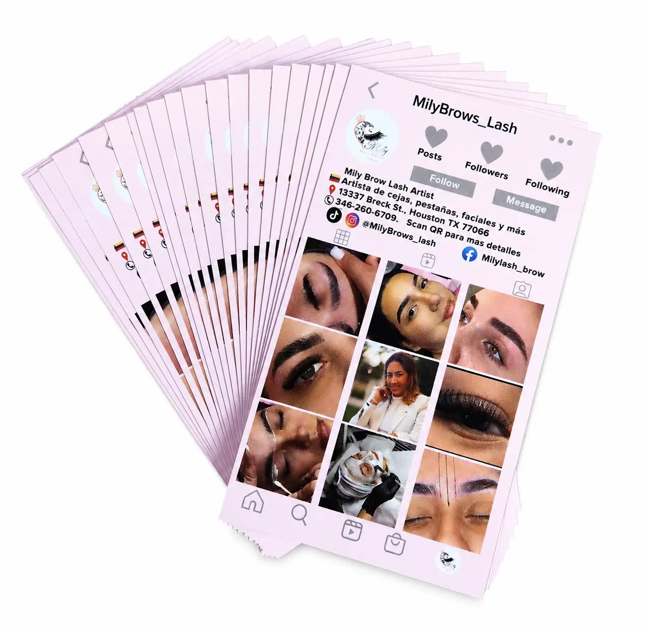 1000 Full Color Business Cards Glossy Finish  Personalized Design  Shipping all Country., Business Card Paper, Cardstock Business Cards