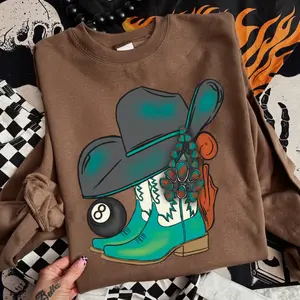 Gone Country Crew Sweatshirt, Graphic Crewneck shirt, cowgirl outfits, western clothing, western tops outfits women, country concert outfits clothing, rodeo outfit women shirt hoodie