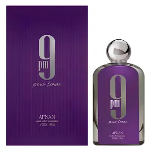 Afnan 9 Pm Pour Femme for Women Floral Fresh Eau de Parfum Spray, 3.4 Ounce