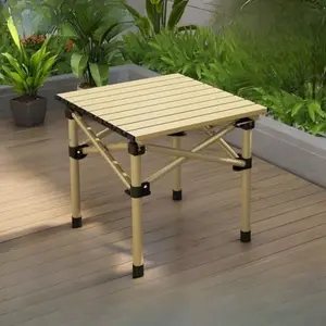 Portable Foldable Camping Table - Lightweight, with Carry Bag, Ideal for Outdoor Camping, Cooking, Picnics, Boating, and Traveling