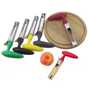 2PCS Stainless steel apple corer, apple slicer, household pear core remover, pear core remover.