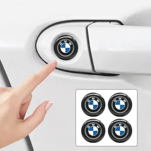 4/10/15Pcs 14mm Car Door Lock Anti-blocking Keyhole Stickers Protection Decals Auto Accessories For BMW E36 E39 E46 E60 E70 E87 E90 E92 E93 F10 F20 F30 X1 X2 X3 X4 X5 X6 X7