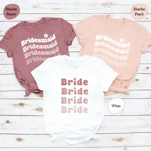 Bridesmaid and Groomsman T-Shirt, Bachelor Party T-Shirt, Matching Bachelor Shirt, Wedding Party, Gift For Brides, Gift For Groom,