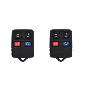 Set of Two 4 Button Remote Keyless Entry Replacement for Ford/Lincoln/Mercury/Mazda 1998-2018 FCC ID: CWTWB1U345, CWTWB1U331, CWTWB1U212, GQ43VT11T, OUCD6000022 IC: 213T-15K601-AB