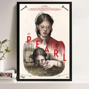 Pearl Movie Poster Handmade Canvas Wall Art N06