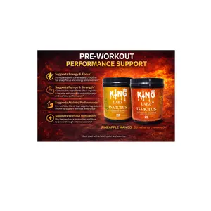 King Labz Invictus Pre-Workout Powder – Energy, Pump & Focus Supplement (20 Servings) King Labz Invictus Pre-Workout Powder – Energy, Pump & Focus Supplement (20 Servings)