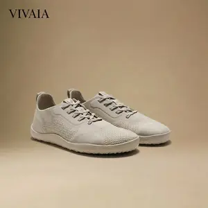VIVAIA Round-Toe Barefoot Sneakers, Wide Toe Box Minimalist Walking Shoes, Natural Foot Strength & Freedom Sneakers, Zero-Drop Breathable Daily Shoes(Maven)