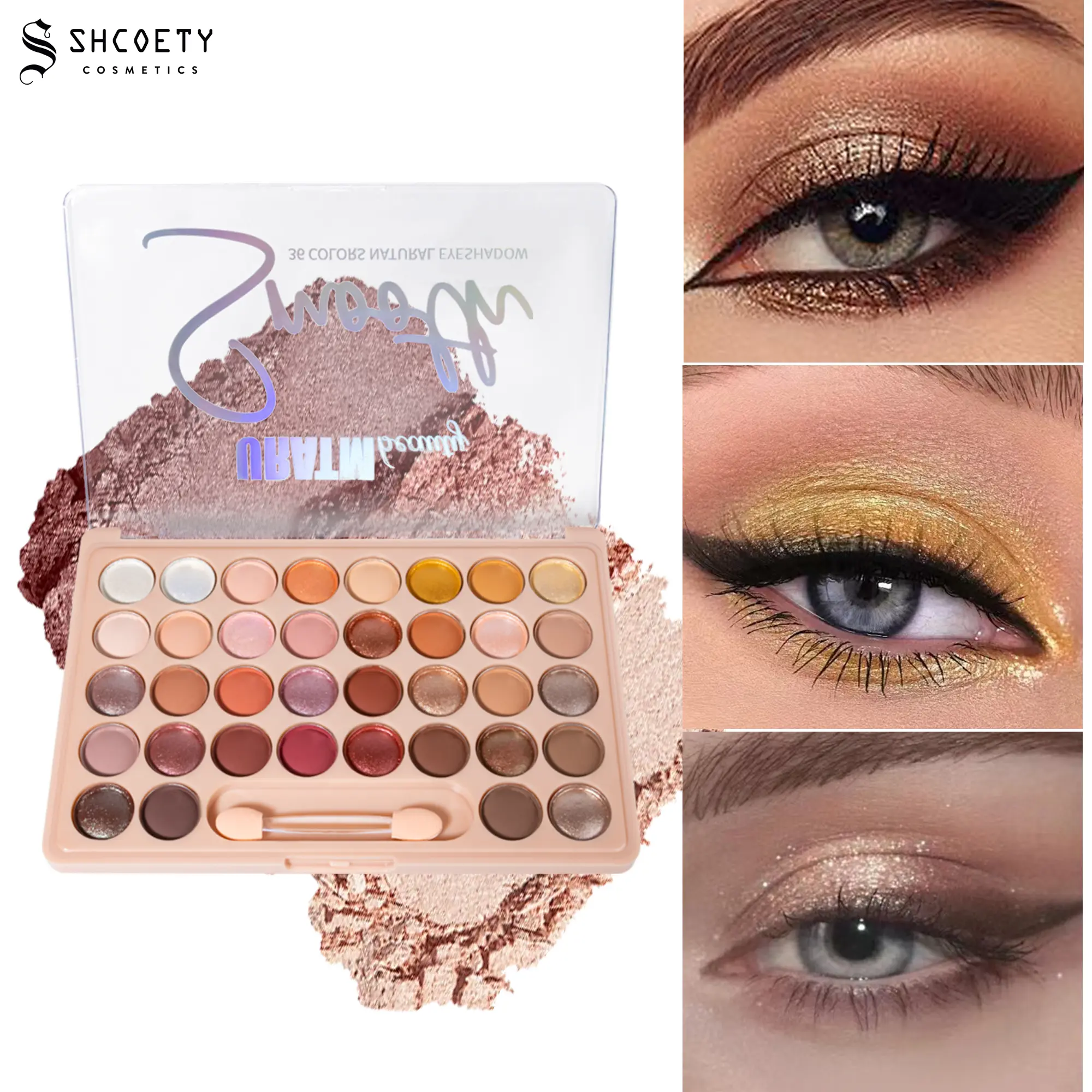 SHCOETY 36 Color Eyeshadow Multi-functional MakeupPalette