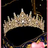 Elegant Crystal Crown for Women, Bridal Headwear Bridal Accessory Bridal Hairpiece Tiara for Wedding Party Formal Occasions, Fashion Prom Hair Accessories for Party, Daily Clothing Decor