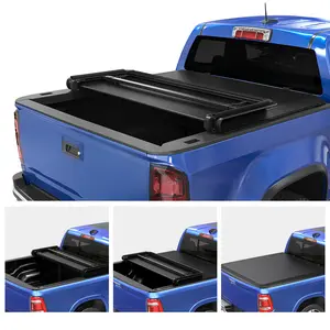 5.2 ft Bed Soft Tri-Fold Truck Bed Tonneau Cover Compatible with 2015-2025 Chevy Colorado/GMC Canyon