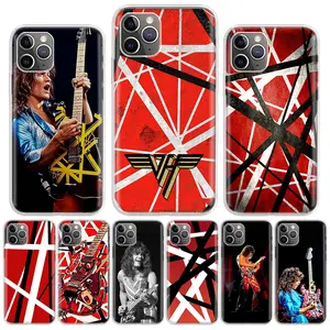 Eddie Van Halen Graphic Guitar Phone Case For iPhone 17 16 15 14 11 Pro Max 13 Plus 12