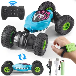 Gesture Sensing RC Stunt Car Toy with 2.4GHz Remote Control, 4WD Design, Multi-Directional Twisting and Rotating, Ideal for Extreme Driving Adventures