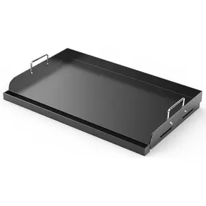 Griddle for Gas Grill, 25" x 16" Nonstick Coating Universal Griddle Flat Top Plate Insert for Gas Stove/Charcoal/Gas, Large Flat Top Griddle Plate for Camping, Tailgating, Parties