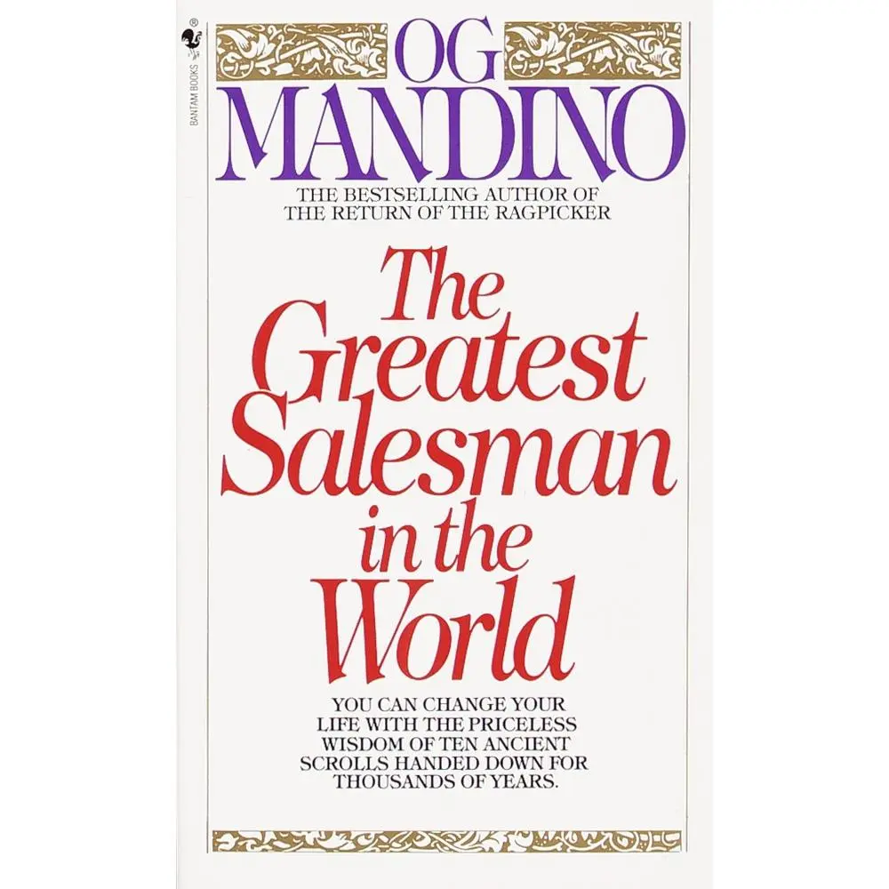 Used Like-New Bantam Softcover Novel - The Greatest Salesman in the World by Og Mandino (ISBN 055327757x) - Heartfelt Tale for Motivational Readers, Life-Changing Books in English Literature