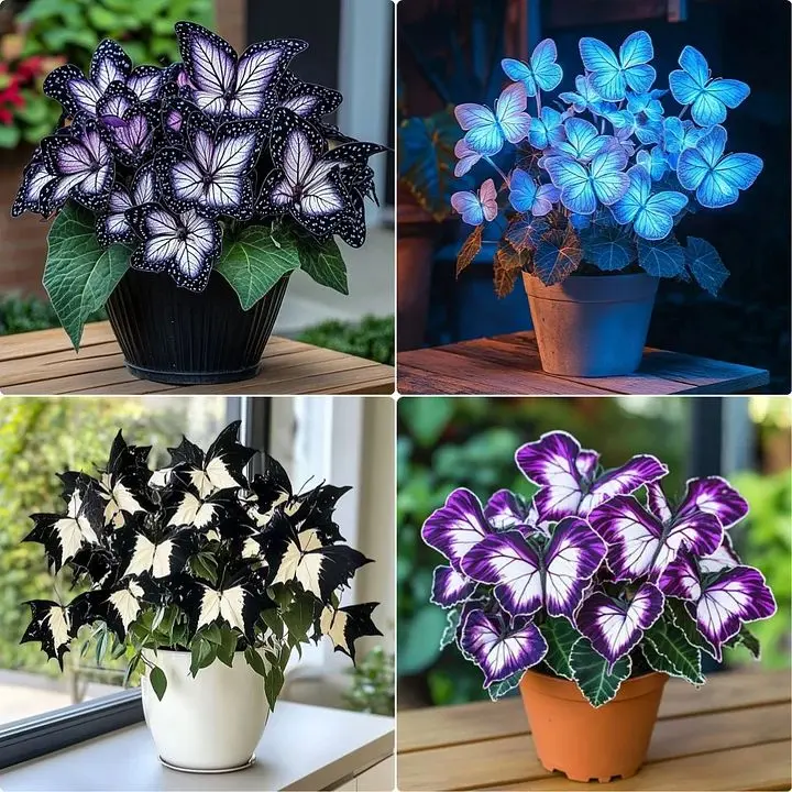 1000+ Rare Butterfly Hosta Seeds – Beautiful Garden Plants for Backyard Landscaping