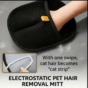 Reusable Pet Grooming Glove, Handheld Pet Hair Removal Tool, Dog & Cat Beauty Supplies, Efficient Fur Remover for Pets