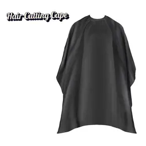 Professional Hair Cutting Cape for Adults – 57" x 51" Waterproof Salon Barber Cape with Adjustable Snap Closure, Black Hairdressing Cape for Haircuts, Styling & Home Use