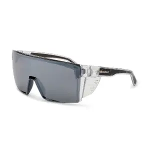 Bomber - Buzz Z87+ Johnny Crystal Clear Frame / Silver Mirror Sunglasses