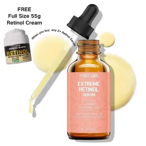[+1HEROLABS] Retinol Serum for Face 2.5%, B5 Resurfacing with Vitamin C, Vitamin E & Hyaluronic Acid 30ML Skincare Aloe Facial Essence Herbal